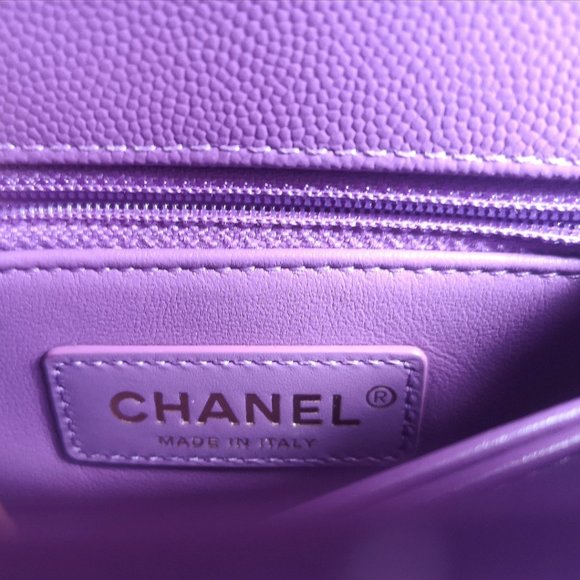 CHANEL PURPLE MINI COCO HANDLE - Picture 5 of 9